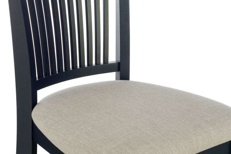 Royal Blue Slat-Back Dining Chair